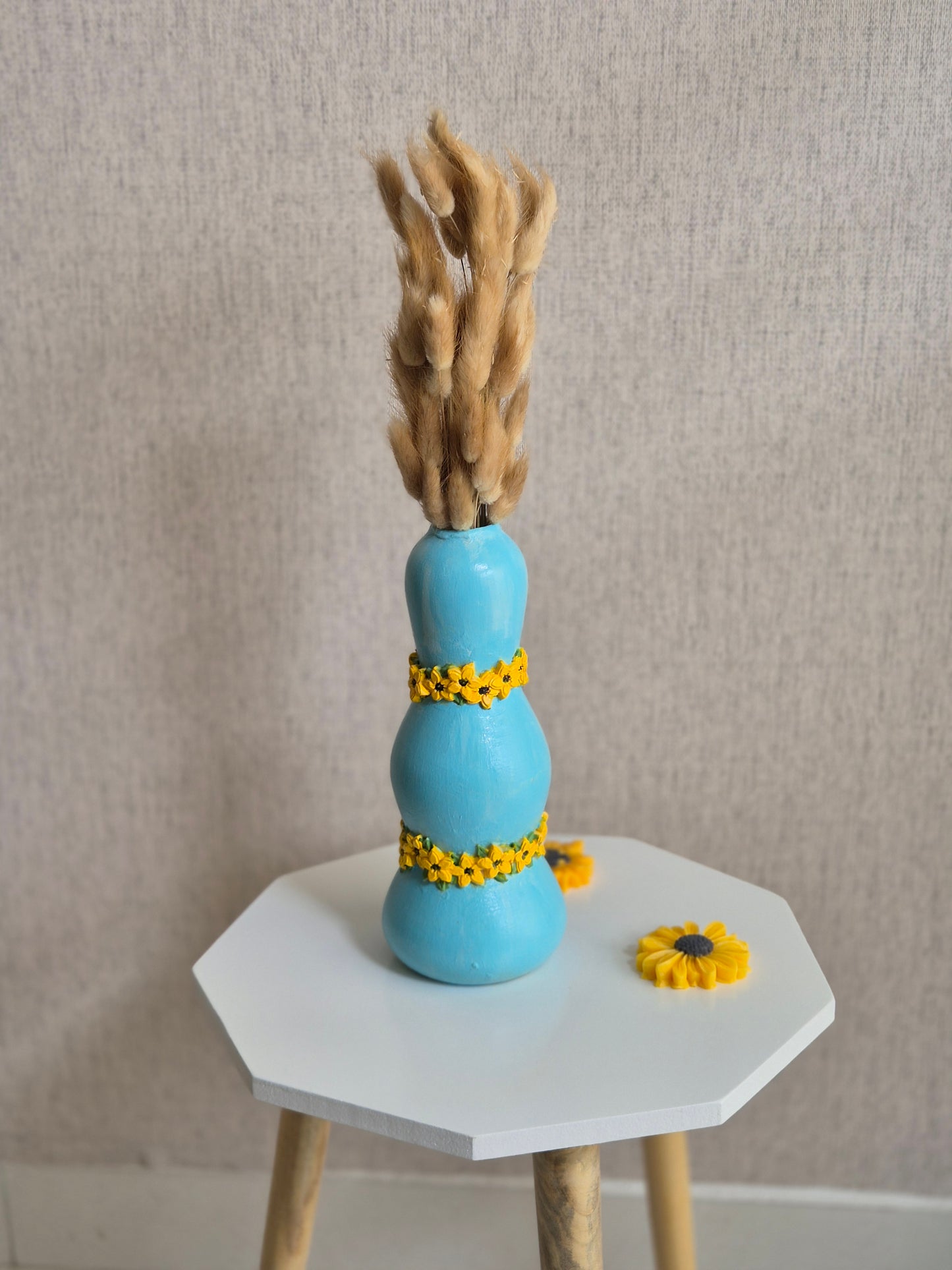 Sunflower in the blue.