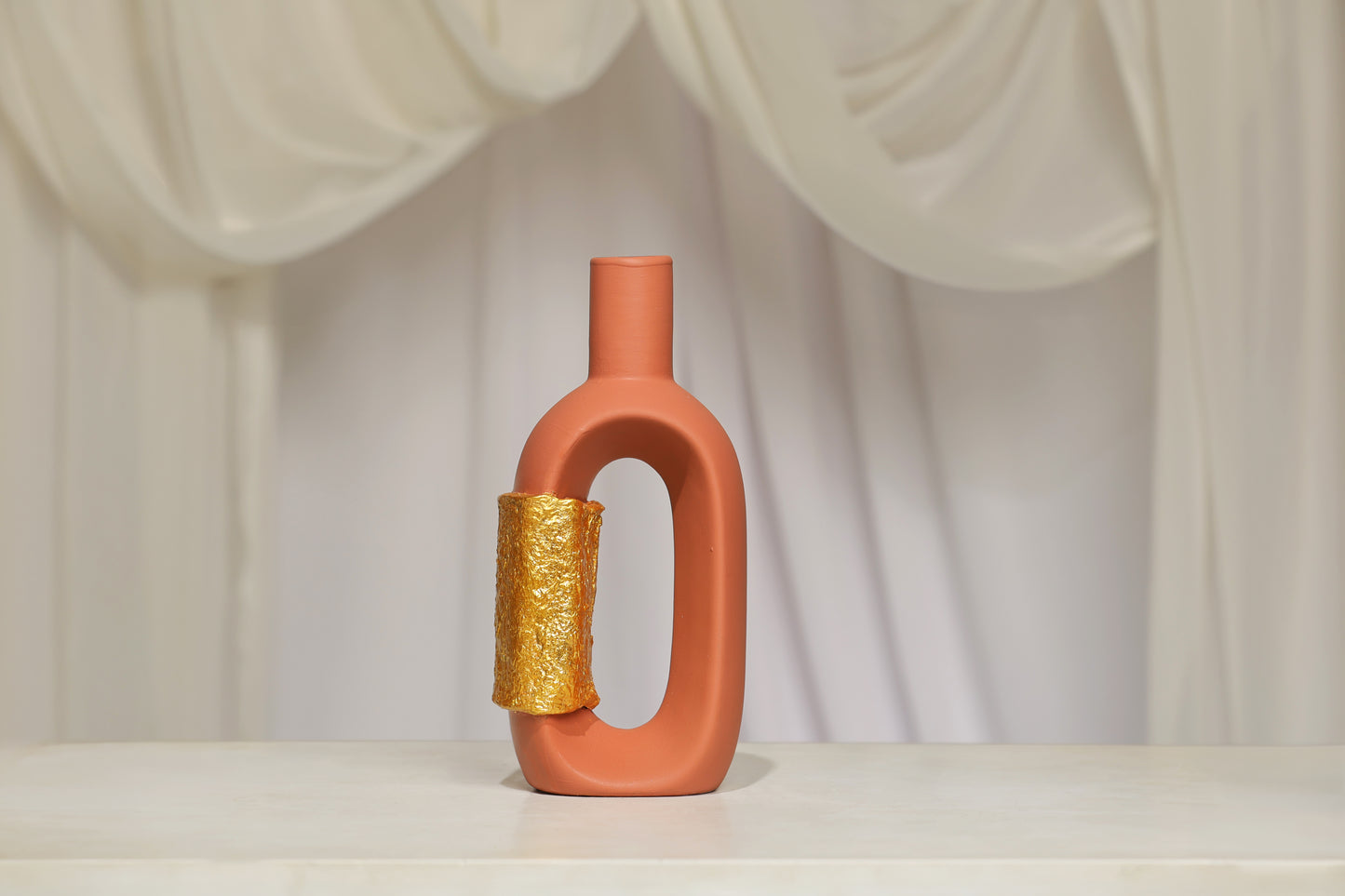 Sunset Gild – Set of 3  Boho Chic Home Décor Vases