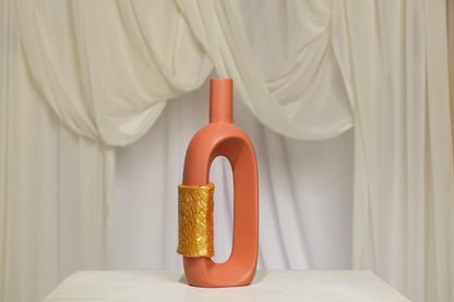 Sunset Gild – Set of 3  Boho Chic Home Décor Vases
