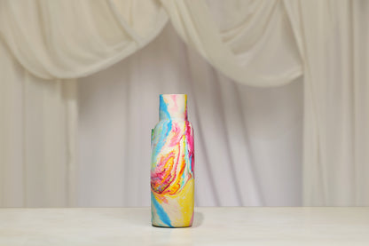 Aurora Swirl – Abstract Circular Sculpture for Home Décor